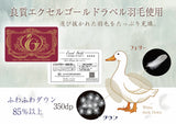 エクセルゴールドラベル羽毛掛けふとん　