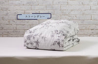洗えるダウンケット 0.2kg　シングル〈グレースフラワー柄〉