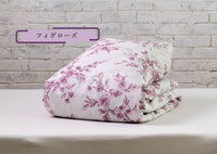 洗えるダウンケット 0.2kg　シングル〈グレースフラワー柄〉